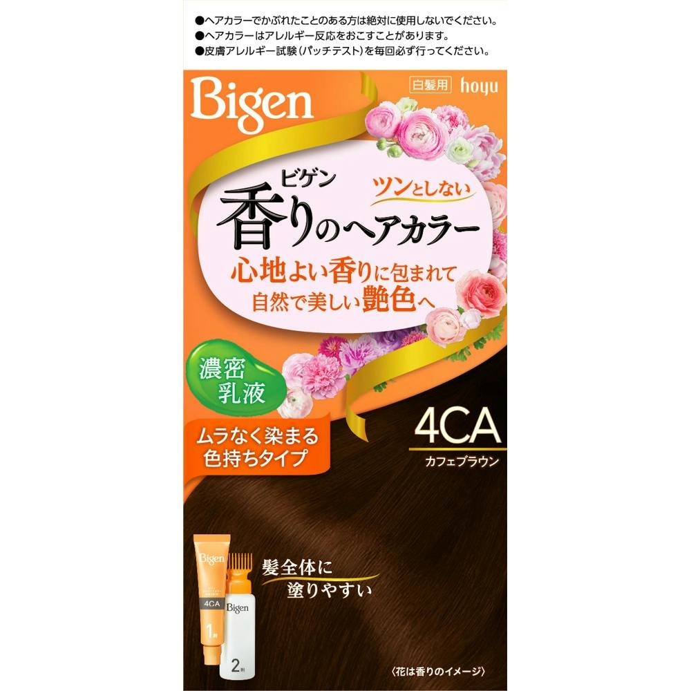 ビゲン 香りのヘアカラー 乳液 4CA カフェブラウン ×1点【送料込み