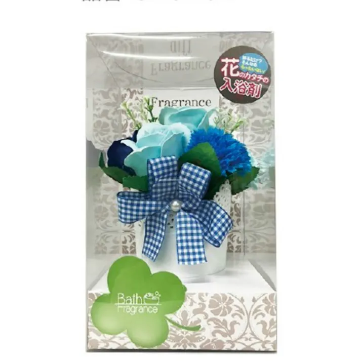 アレンジS BL まるで生花のようなフラワーアレンジ 花のカタチの入浴剤 インテリア お風呂に花びらを浮かべて優雅なひととき PVCケース入り ギフトにもおすすめ 【送料込み】 #hrm-4538353815300