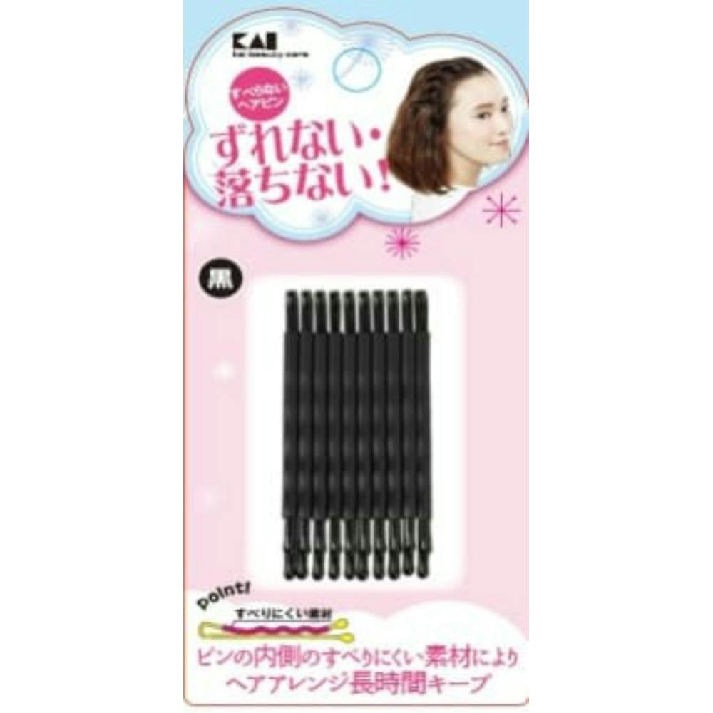 KQ3124すべらないヘアピン黒 ×1点【送料込み】 ＃hrm