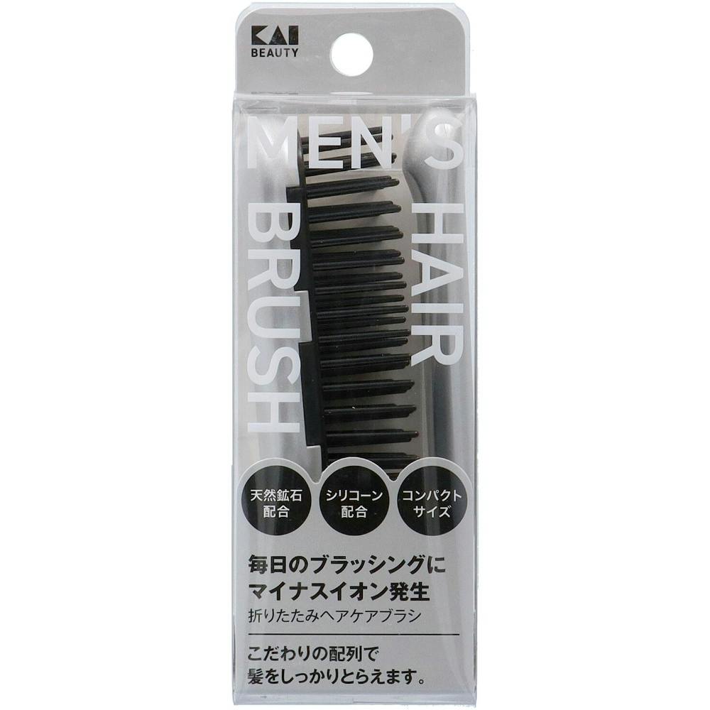 【6点まとめ買い】ＫＱ１８３５ 折りたたみヘアケアブラシ × 6点【送料込み】 ＃hrm-4901601076844