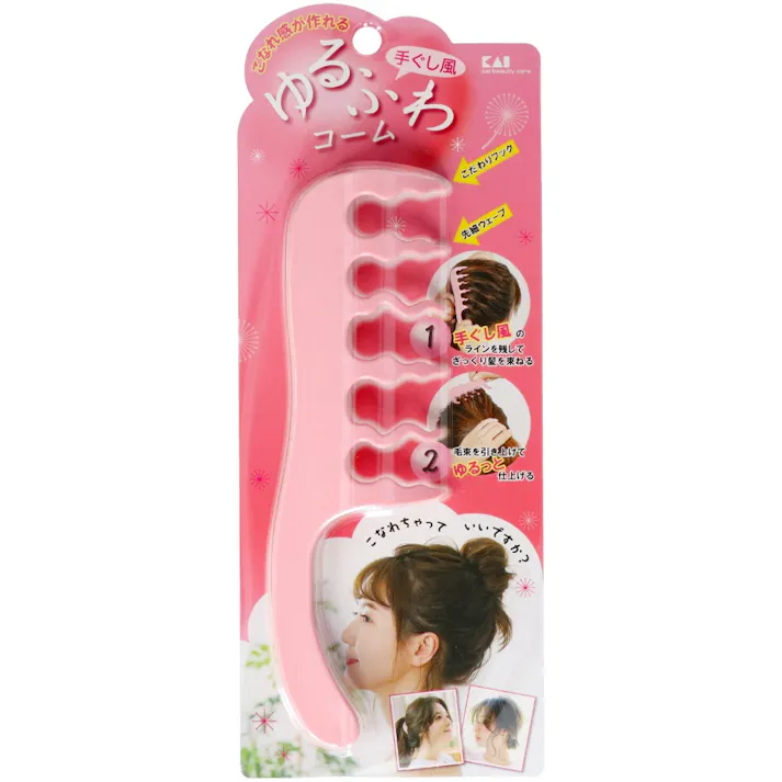 KQ3118ゆるふわ手ぐし風コーム ×1点【送料込み】 #hrm-4901601303933