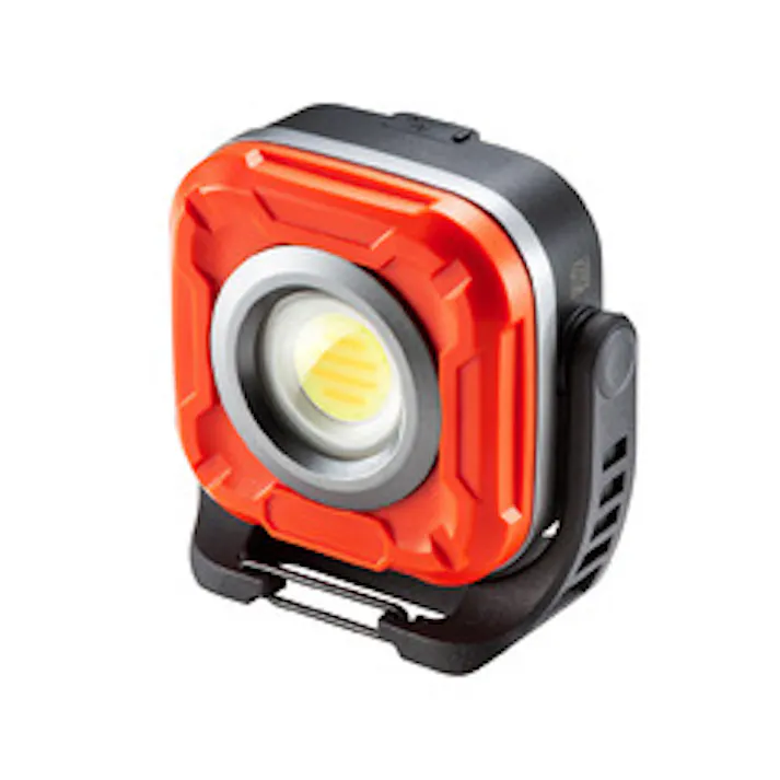 充電式 LED作業灯(無段階調光・角度調整・防水IPX6・多用途設置)