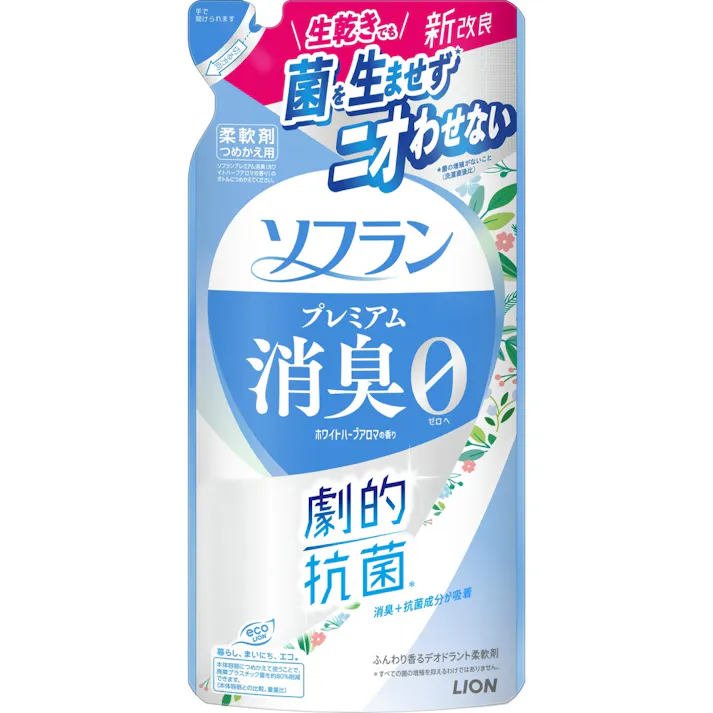 ソフラン プレミアム消臭 ホワイトハーブアロマの香り つめかえ用 380ml ×1点【送料込み】 #hrm-4903301363682