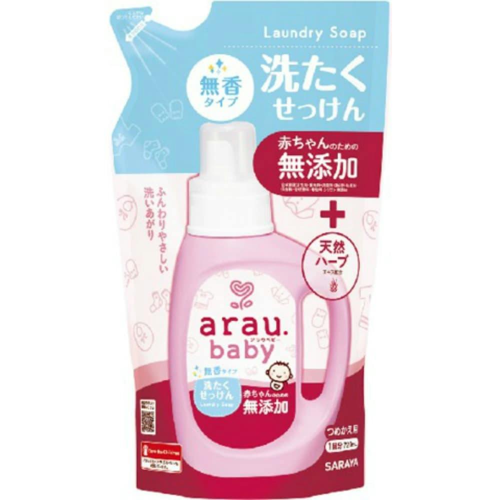 アラウベビー洗たくせっけん無香タイプ替 720ml × 12点 #hrm-4973512258701 洗濯機用品 アラウベビー洗たくせっけん無香タイプ替 720ml × 12点 #hrm-4973512258701 洗濯機用品