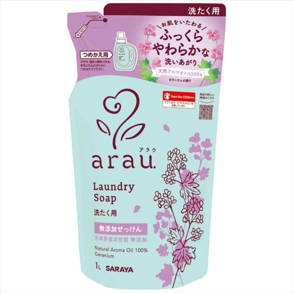 アラウ 洗たくせっけんゼラニウム詰替用1L × 12点 #hrm-4973512308772 洗濯機用品 アラウ 洗たくせっけんゼラニウム詰替用1L × 12点 #hrm-4973512308772 洗濯機用品