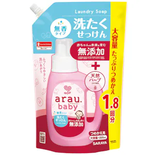 アラウ.ベビー 洗たくせっけん無香タイプ 詰替用 ×1点【送料込み】 #hrm-4973512259647