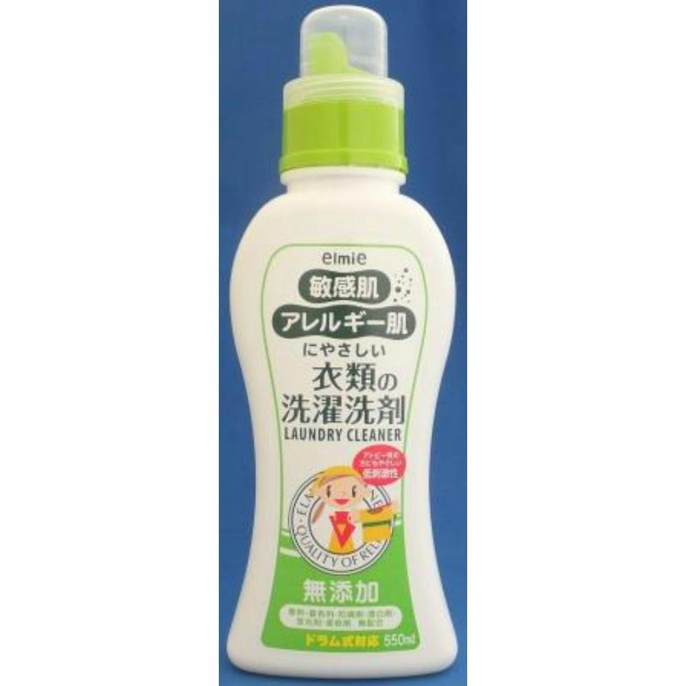 エルミー 敏感肌・アレルギー肌 衣類洗剤 本体 550ml ×1点 #hrm-4983239021670 洗濯機用品 エルミー 敏感肌・アレルギー肌 衣類洗剤 本体 550ml ×1点 #hrm-4983239021670 洗濯機用品