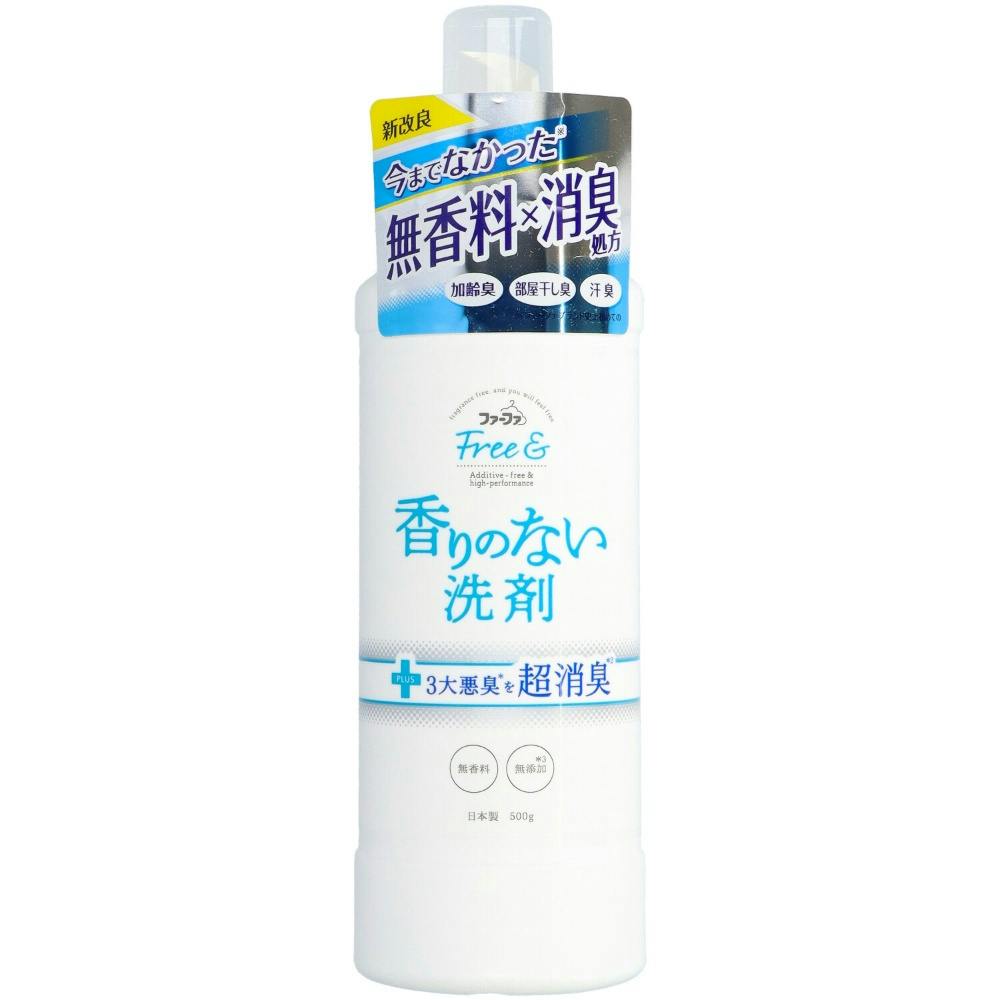 FAフリー& 超コン液体洗剤 無香料本体500G ×1点 #hrm-4902135146591 洗濯機用品 FAフリー& 超コン液体洗剤 無香料本体500G ×1点 #hrm-4902135146591 洗濯機用品