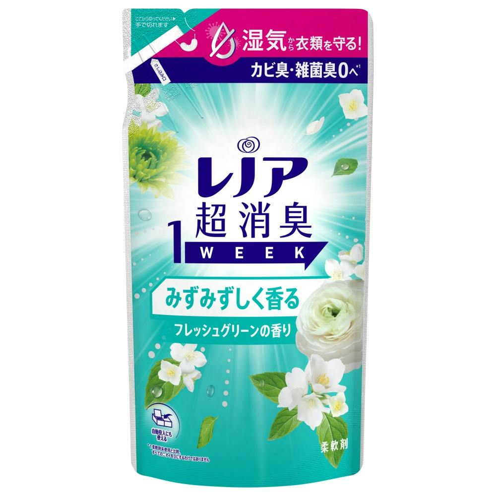 レノア超消臭1weekみずみずしく香るフレッシュグリーンの香りつめかえ用 ×1点 hrm#4987176312310 洗濯機用品 レノア超消臭1weekみずみずしく香るフレッシュグリーンの香りつめかえ用 ×1点 hrm#4987176312310 洗濯機用品