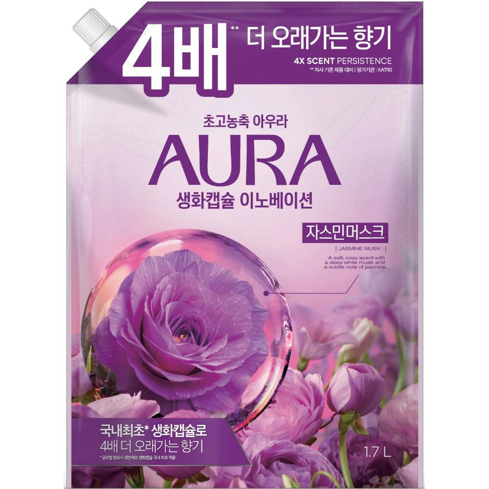 香りサフロン柔軟剤 AURA生花カプセル ジャスミンムスク つめかえ用 × 8点 #hrm-4985275799322 洗濯機用品 香りサフロン柔軟剤 AURA生花カプセル ジャスミンムスク つめかえ用 × 8点 #hrm-4985275799322 洗濯機用品