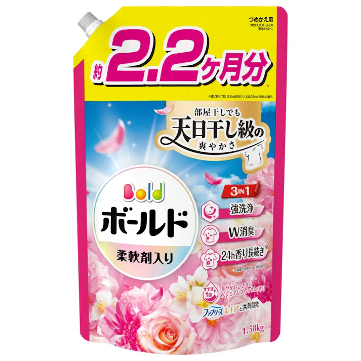 ボールドジェル華やかプレミアムブロッサムの香りつめかえ用ウルトラジャンボサイズ ×1点【送料込み】 #hrm-4987176295699