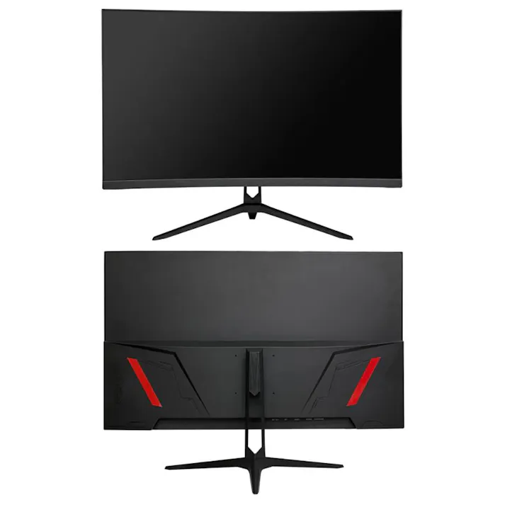 液晶モニター 27型 27インチ フルハイビジョン FHD 曲面 ゲーミングモニター ディスプレイ PCモニター ノングレアパネル 壁掛け対応 27V型 WIS AS-G27CMT