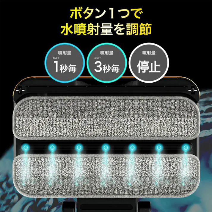 ダイソン対応 マルチウォーターモップ 排水機能付き 各dysonシリーズ対応 UV除菌 SOUYI ソウイ ジャパン SY-140N2-DY