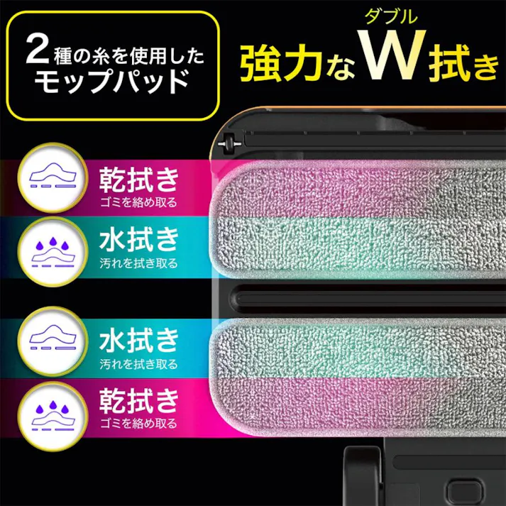 ダイソン対応 マルチウォーターモップ 排水機能付き 各dysonシリーズ対応 UV除菌 SOUYI ソウイ ジャパン SY-140N2-DY