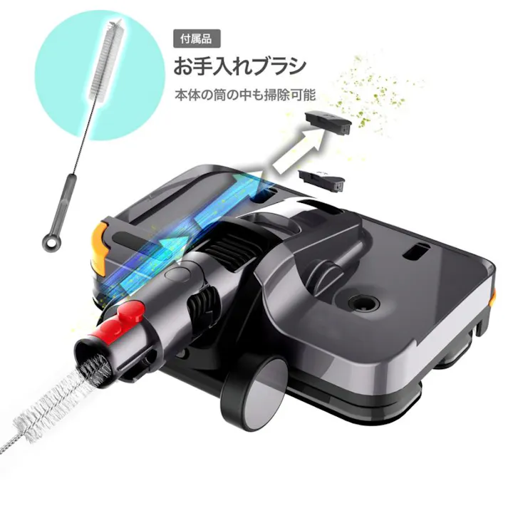 ダイソン対応 マルチウォーターモップ 排水機能付き 各dysonシリーズ対応 UV除菌 SOUYI ソウイ ジャパン SY-140N2-DY