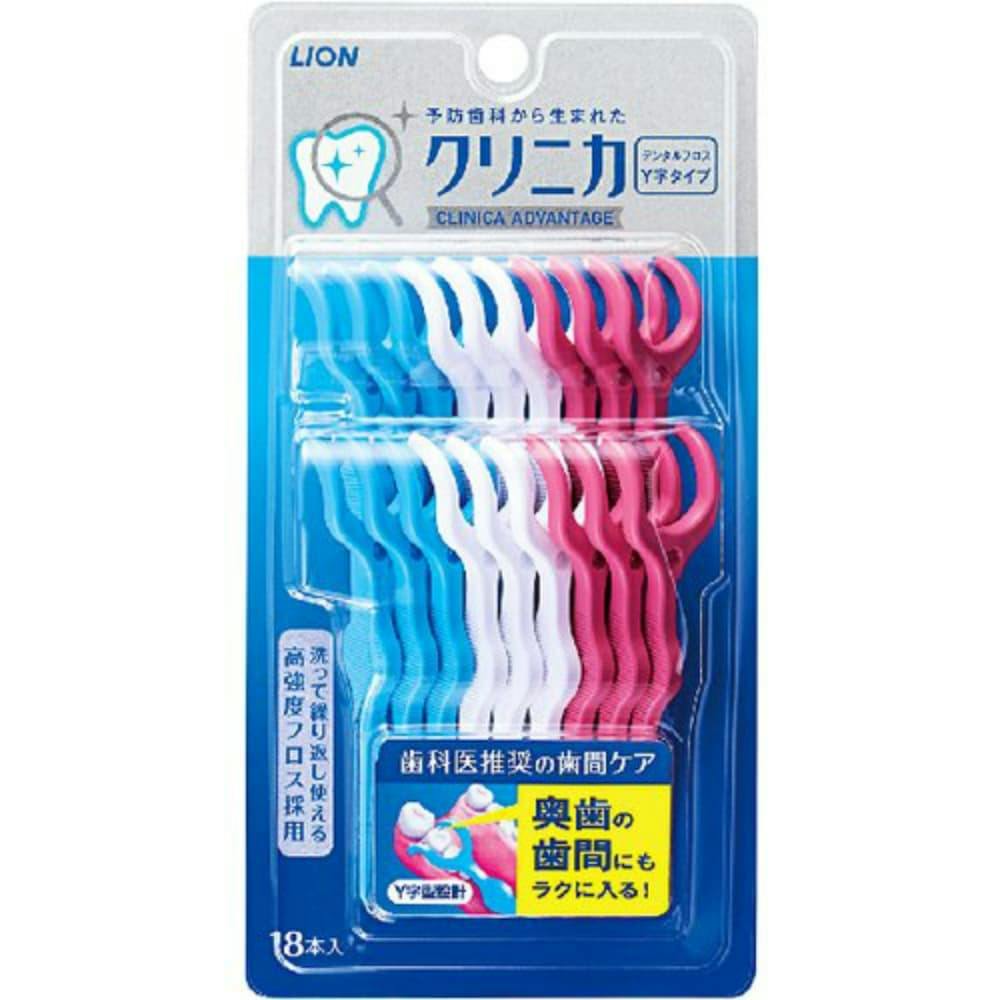【8点まとめ買い】クリニカアドバンテージフロスＹ字タイプ１８本 × 8点【送料込み】 ＃hrm-4903301203896