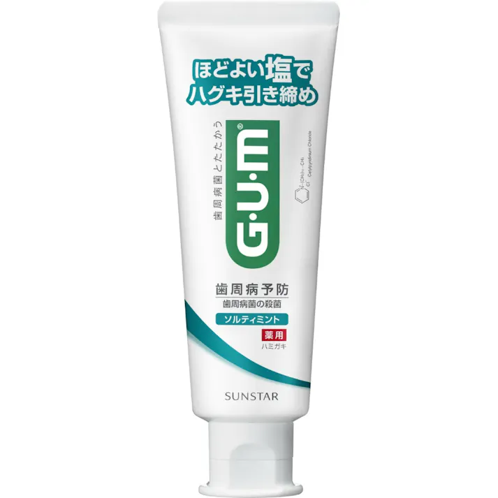 【12点まとめ買い】ガム・デンタルペースト ソルティミント スタンディング 150g × 12点【送料込み】 #hrm-4901616007734