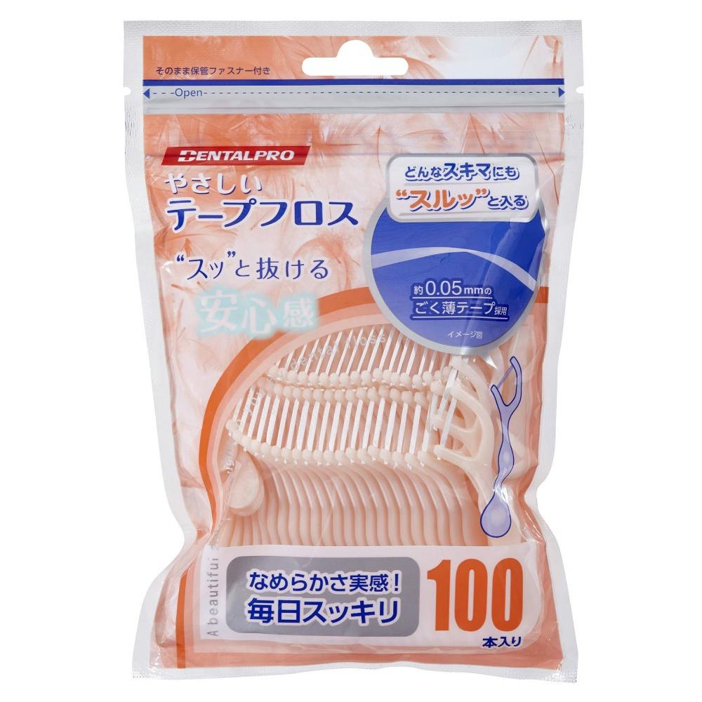【6点まとめ買い】ＤＥＮＴＡＬＰＲＯやさしいテープフロス１００Ｐ × 6点【送料込み】 ＃hrm-4973227422374