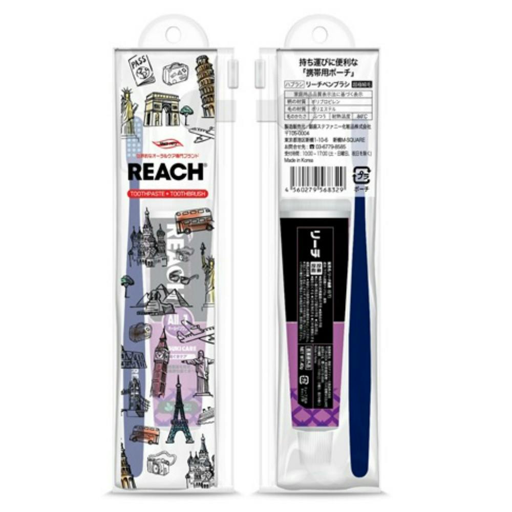 リーチトラベルセット(デンタル歯ブラシ1本・薬用歯みがき40g) × 72点 #hrm-4560279568329 オーラルケア リーチトラベルセット(デンタル歯ブラシ1本・薬用歯みがき40g) × 72点 #hrm-4560279568329 オーラルケア