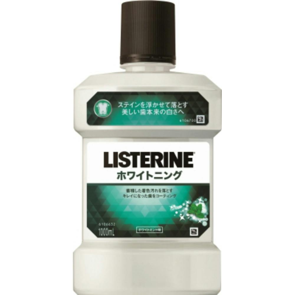 【6点まとめ買い】リステリンホワイトニング １０００ml × 6点【送料込み】 ＃hrm-4901730170857