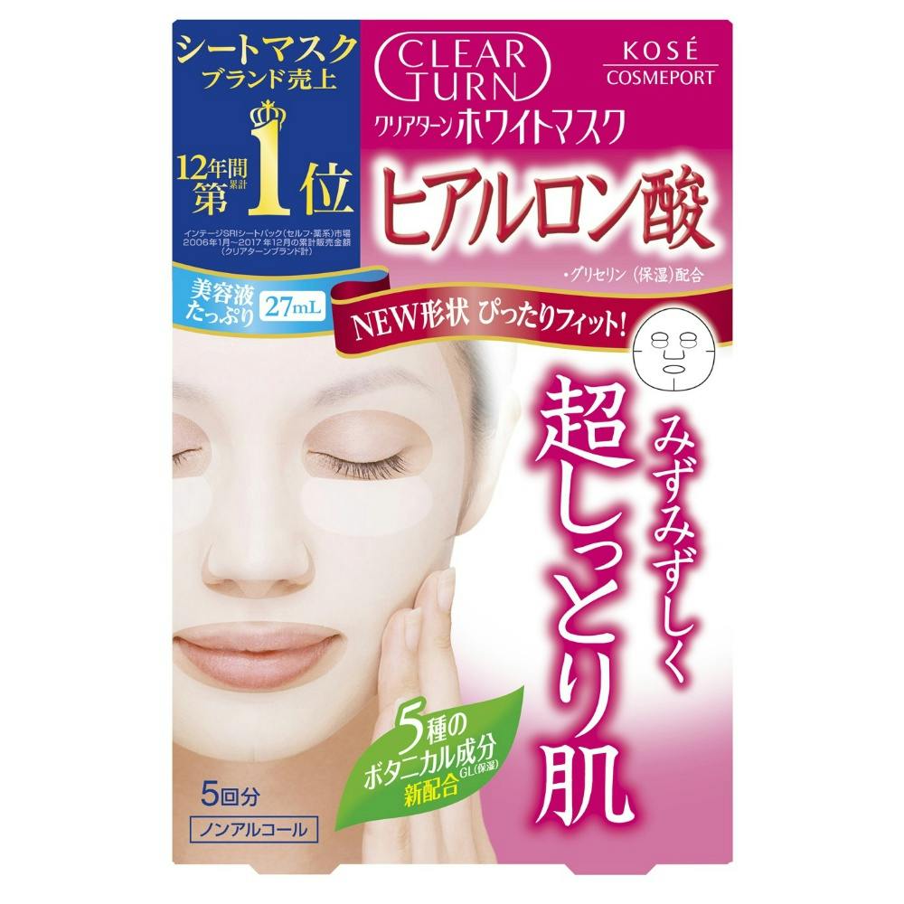 クリアターンホワイトマスクHA ヒアルロン酸5回 × 48点 #hrm-4971710308655 コスメ・化粧品 クリアターンホワイトマスクHA ヒアルロン酸5回 × 48点 #hrm-4971710308655 コスメ・化粧品