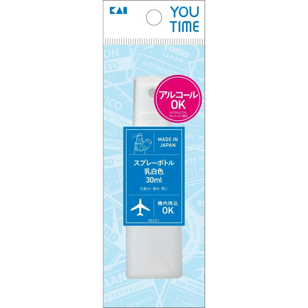 YOUTIMEスプレーボトル乳白色30ml KC1311 × 240点 #hrm-4901601070354 コスメ・化粧品 YOUTIMEスプレーボトル乳白色30ml KC1311 × 240点 #hrm-4901601070354 コスメ・化粧品