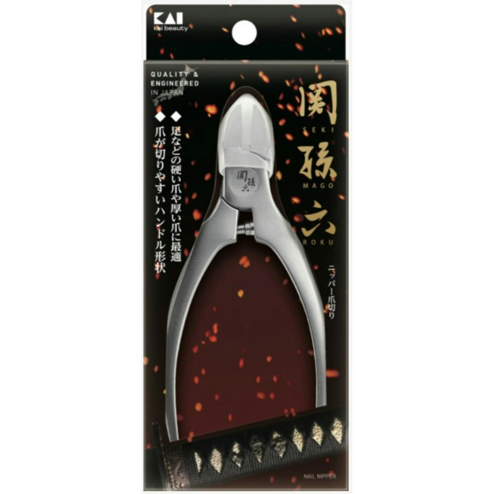 【ケース販売】関孫六 ニッパーツメキリスリムハンドル（キャップ付） × 6点【送料込み】 爪切り ＃hrm-4901601072266