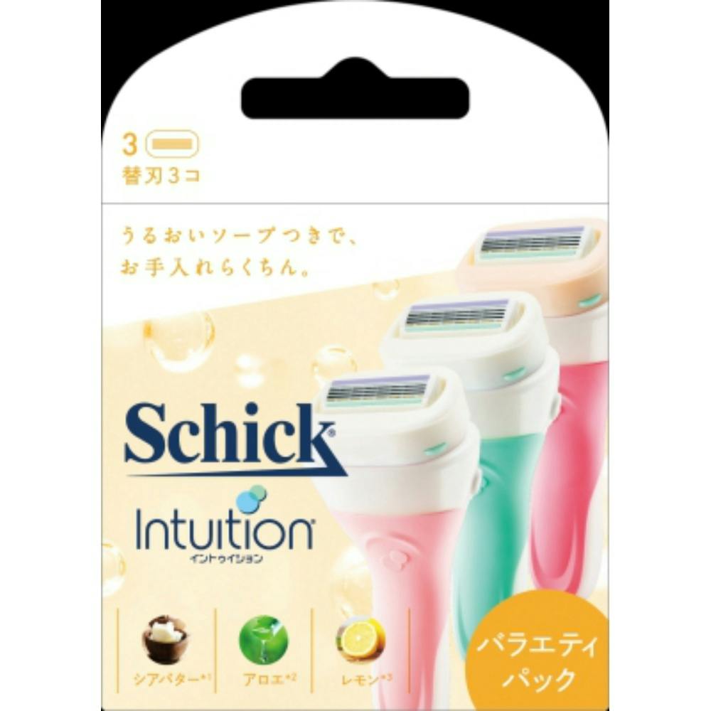 イントゥイション バラエティパック 替刃(3コ入) ×1点 #hrm-4891228312282 シェービング用品 イントゥイション バラエティパック 替刃(3コ入) ×1点 #hrm-4891228312282 シェービング用品