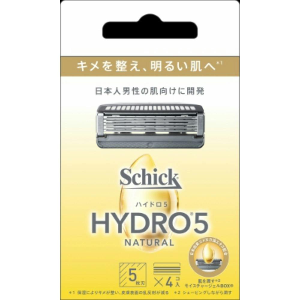 ハイドロ5 ナチュラル 替刃 4コ入 ×1点 hrm#4891228311391 シェービング用品 ハイドロ5 ナチュラル 替刃 4コ入 ×1点 hrm#4891228311391 シェービング用品
