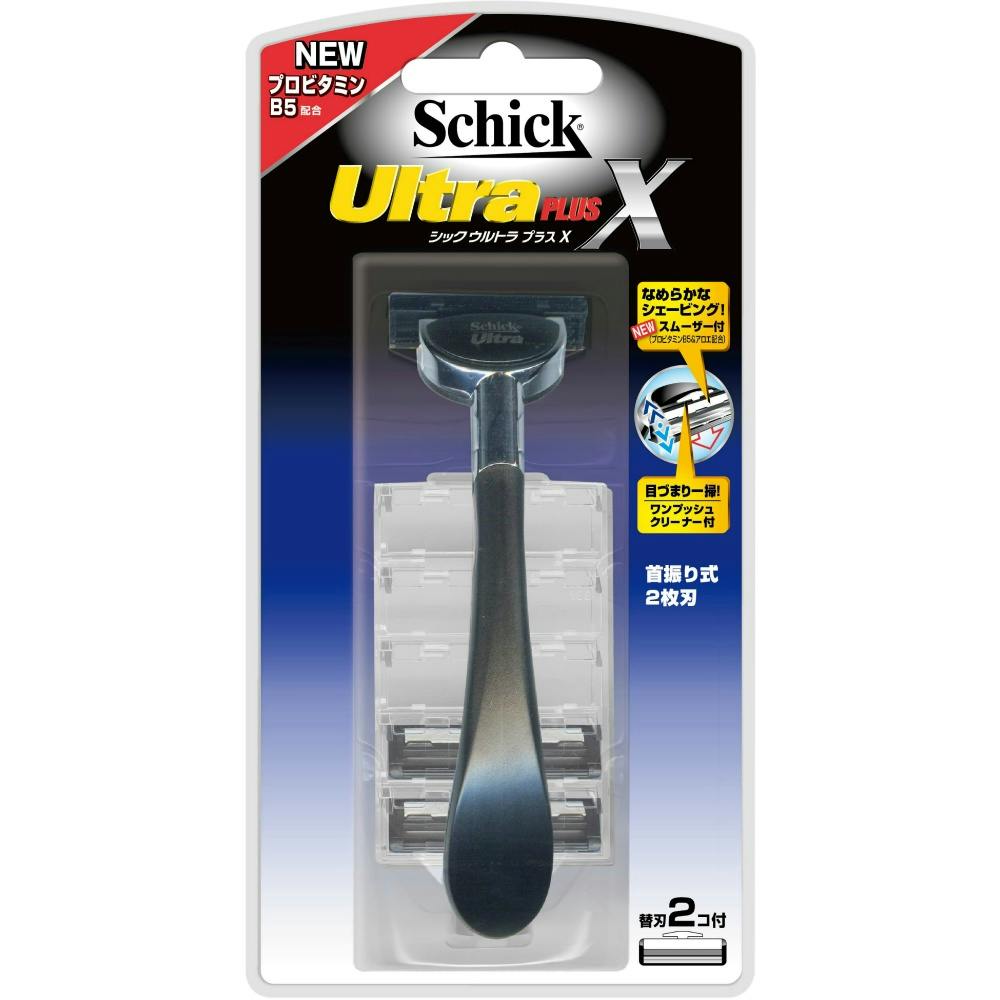 ウルトラ プラスXホルダー(替刃2コ付) ×1点 #hrm-4891228301767 シェービング用品 ウルトラ プラスXホルダー(替刃2コ付) ×1点 #hrm-4891228301767 シェービング用品
