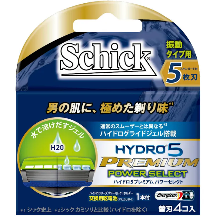【12点まとめ買い】ハイドロ5プレミアムパワーセレクト替刃(4コ入) × 12点【送料込み】 #hrm-4891228303679