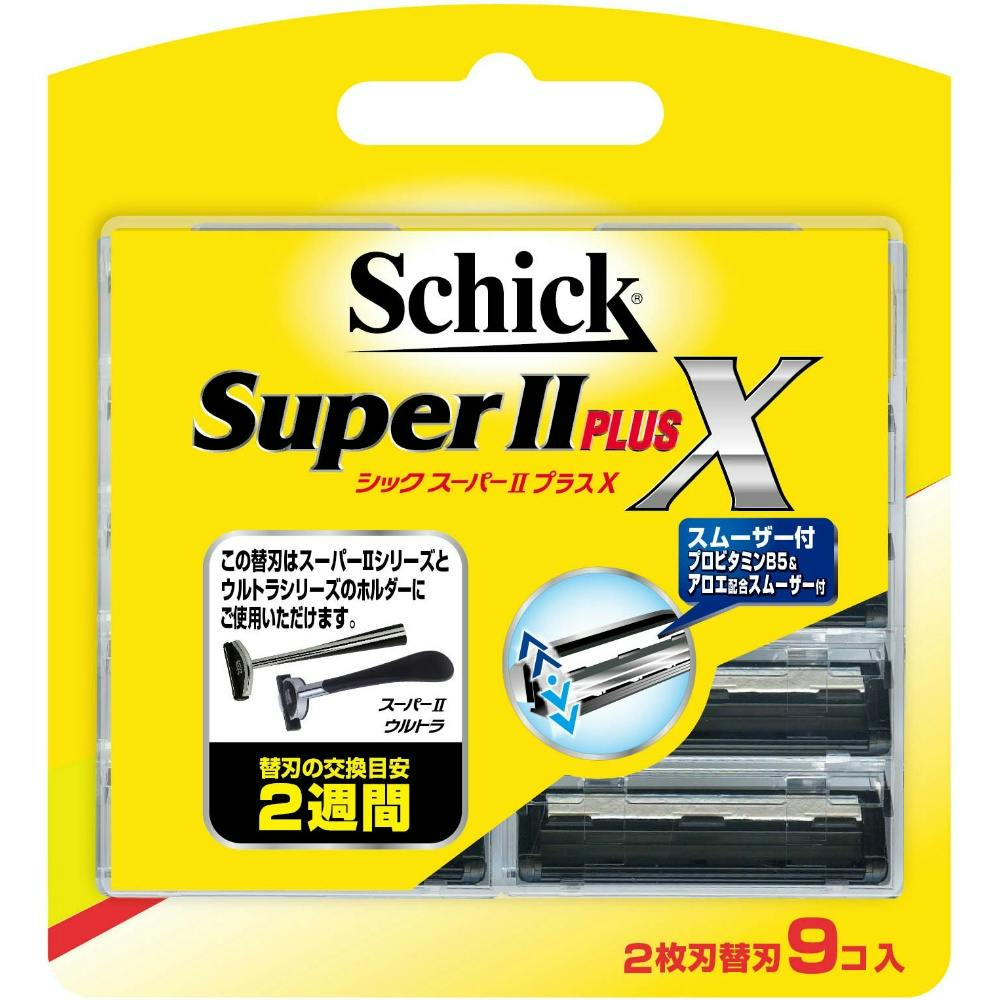 スーパーⅡプラスX替刃 9コ入 × 288点 #hrm-4891228303907 シェービング用品 スーパーⅡプラスX替刃 9コ入 × 288点 #hrm-4891228303907 シェービング用品