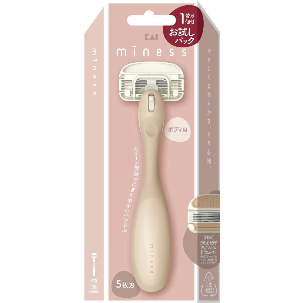 GA0154 miness ボディ用カミソリ替刃1個付き ×1点 #hrm-4901331018572 シェービング用品 GA0154 miness ボディ用カミソリ替刃1個付き ×1点 #hrm-4901331018572 シェービング用品