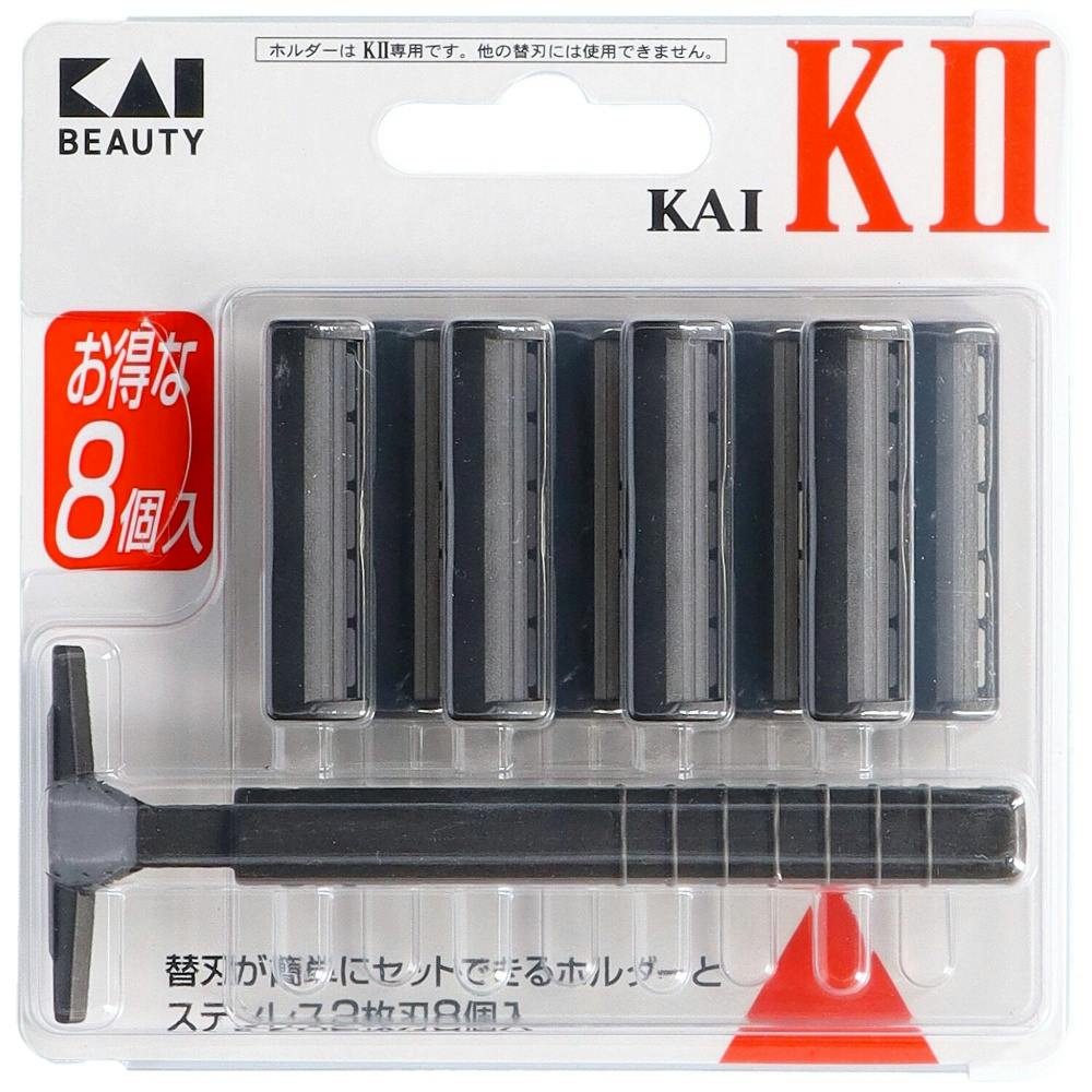 KAI-K2替刃8コ付 K2-8B × 10点 #hrm-4901331010699 シェービング用品 KAI-K2替刃8コ付 K2-8B × 10点 #hrm-4901331010699 シェービング用品