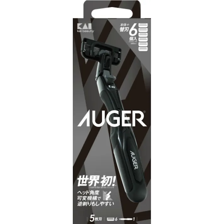 AUGER コンボパック ホルダー+替刃6個付 ×1点【送料込み】 #hrm-4901331002007