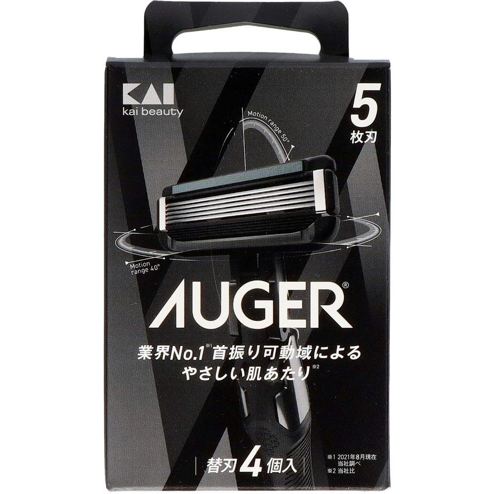 ＡＵＧＥＲ替刃４個入 × 6点 ＃hrm-4901331002045 シェービング用品
