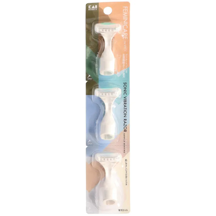 GA0114 FEMINICARE 音波振動カミソリ替刃3個入 ×1点【送料込み】 #hrm-4901331006340