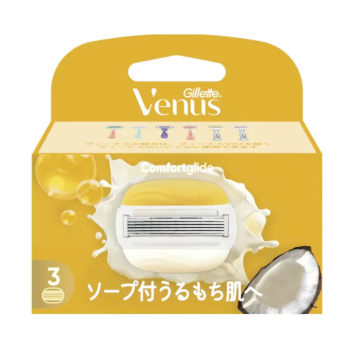 ヴィーナスうるもち肌ココナッツの香り替刃3B ×1点【送料込み】 #hrm-4987176160317
