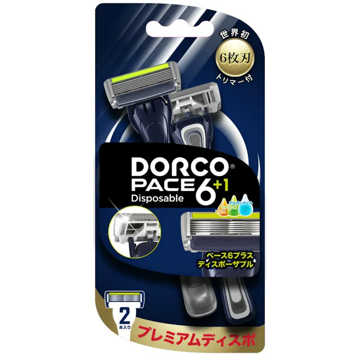 PACE6+1 ディスポ トリマー付 2本入 ×1点【送料込み】 #hrm-4562351980623