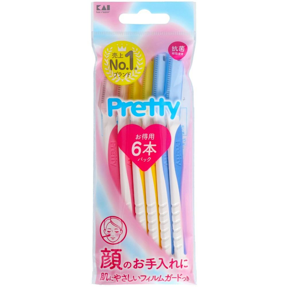 【5点まとめ買い】ＧＡ００８４プリティー フェイスＬ ６本入 × 5点【送料込み】 ＃hrm-4901331001918