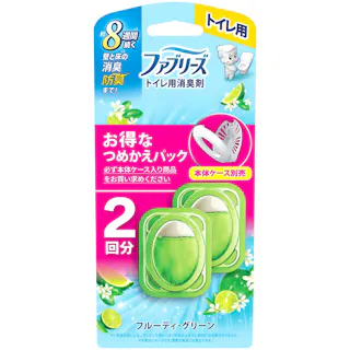ファブリーズトイレ用消臭剤フルーティ・グリーンつめかえ2個パック ×1点【送料込み】 #hrm-4987176258878
