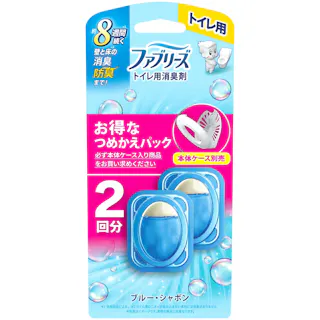 【12点まとめ買い】ファブリーズトイレ用消臭剤ブルー・シャボンつめかえ2個パック × 12点【送料込み】 #hrm-4987176259035