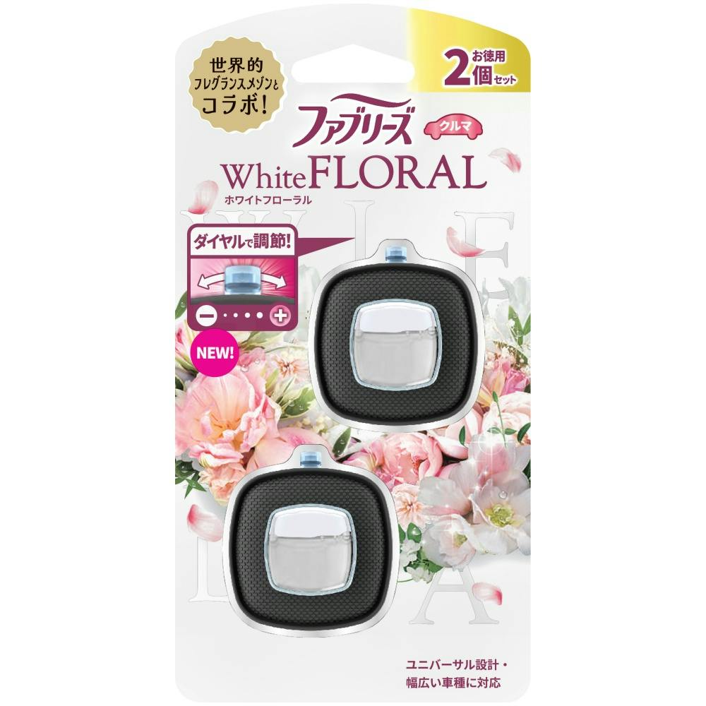 ファブリーズイージークリップホワイトフローラル2個パック × 12点 #hrm-4987176256478 芳香剤・消臭剤 ファブリーズイージークリップホワイトフローラル2個パック × 12点 #hrm-4987176256478 芳香剤・消臭剤