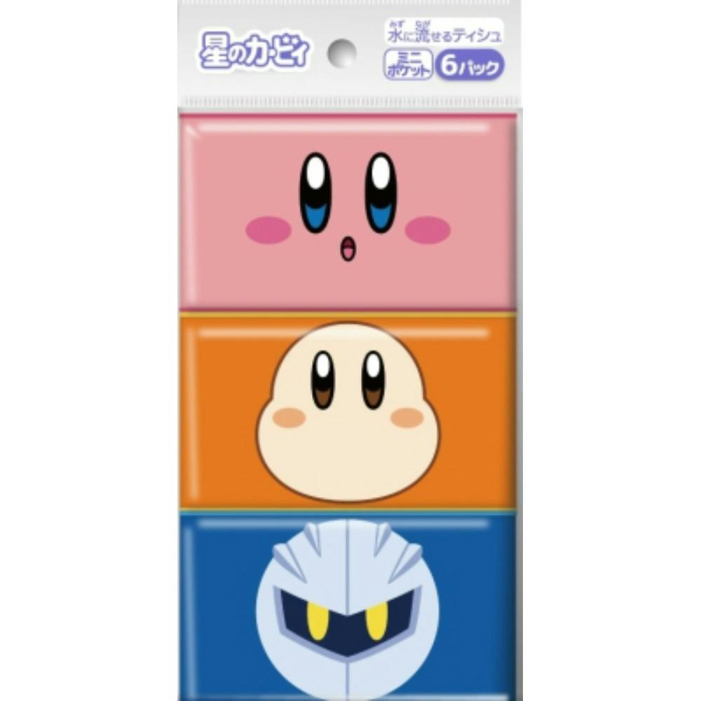 星のカービィ ミニポケットティシュ6個組 ×1点 #hrm-4582769767531 紙製品 星のカービィ ミニポケットティシュ6個組 ×1点 #hrm-4582769767531 紙製品