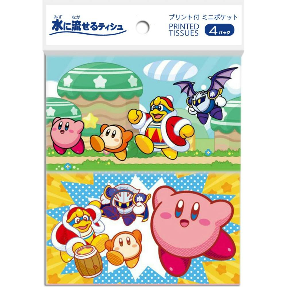 星のカービィ ミニポケットティシュ4個組 ×1点 #hrm-4570117989674 紙製品 星のカービィ ミニポケットティシュ4個組 ×1点 #hrm-4570117989674 紙製品