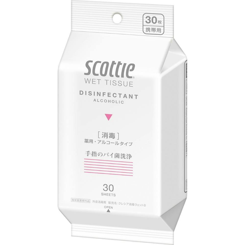 スコッティウェット消毒３０枚 ×1点【送料込み】 ＃hrm-4901750771102