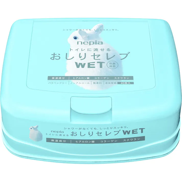 【12点まとめ買い】ネピアおしりセレブウエット本体40枚 × 12点【送料込み】 #hrm-4901121830094