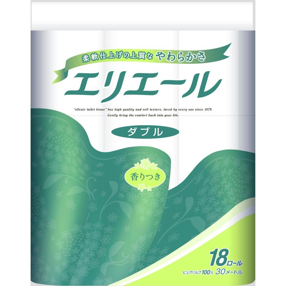 エリエールトイレティシュー 18Rダブル ×1点 #hrm-4902011720068 紙製品 エリエールトイレティシュー 18Rダブル ×1点 #hrm-4902011720068 紙製品
