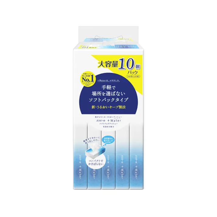 エリエール+Waterソフトパック120W10P ×1点【送料込み】 #hrm-4902011823325