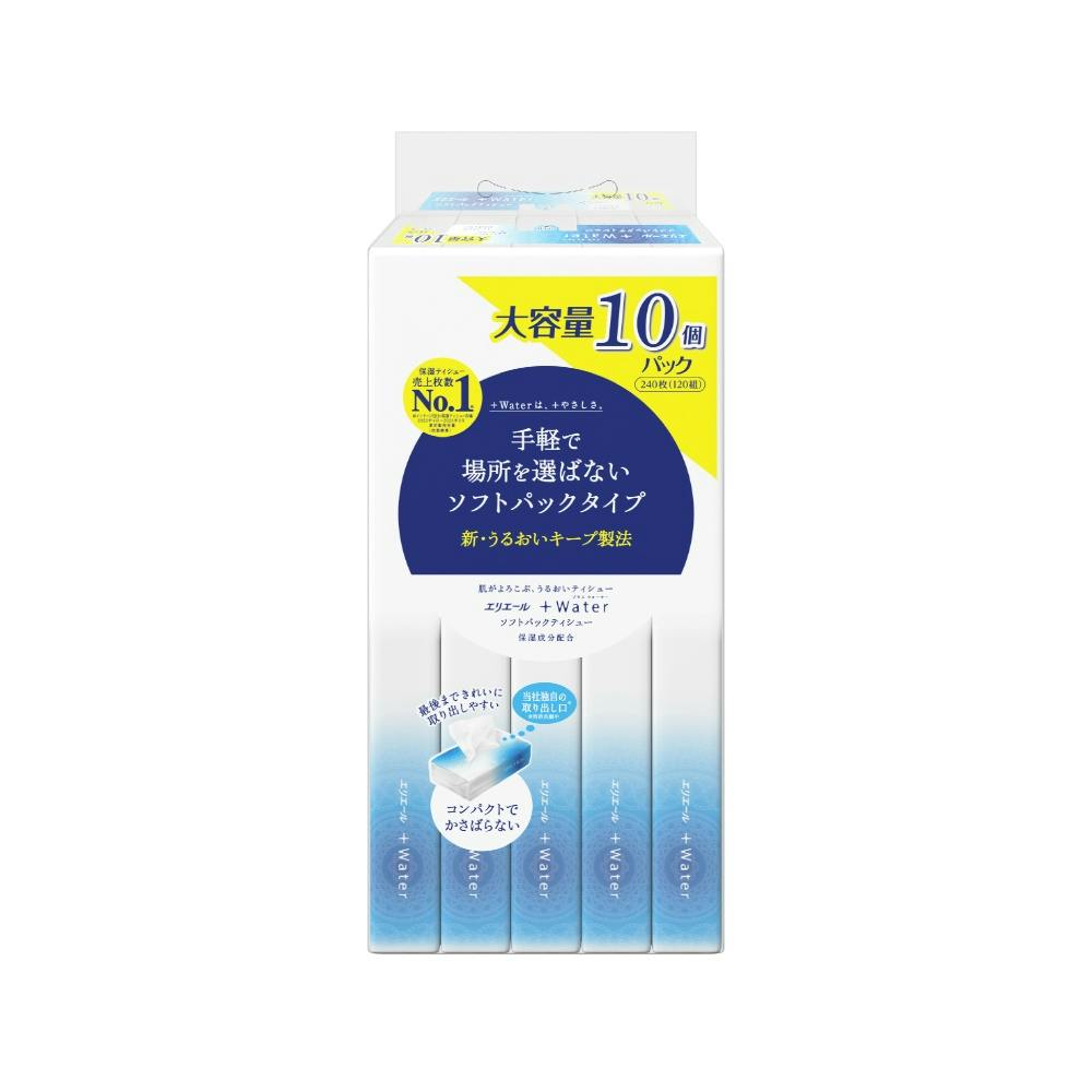 エリエール+Waterソフトパック120W10P × 10点 #hrm-4902011823325 紙製品 エリエール+Waterソフトパック120W10P × 10点 #hrm-4902011823325 紙製品